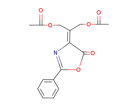 2-(5-Oxo-2-phenyl-1,3-oxazol-4(5h)-ylidene)propane-1,3-diyl diacetate