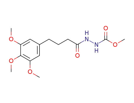 methyl 2-[4-(3,4,5-trimethoxyphenyl)butanoyl]hydrazinecarboxylate