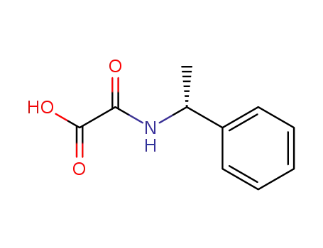 Molecular Structure of 185527-09-7 (Acetic acid, oxo[[(1R)-1-phenylethyl]amino]-)
