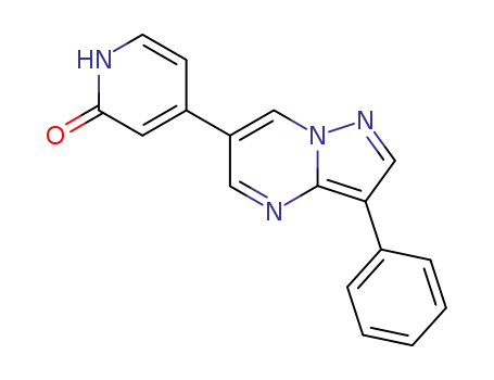 4-(3-phenyl-pyrazolo[1,5-<i>a</i>]pyrimidin-6-yl)-1<i>H</i>-pyridin-2-one