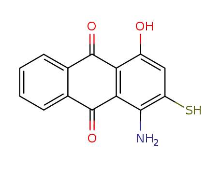 1-amino-4-hydroxy-2-sulfanylanthracene-9,10-dione