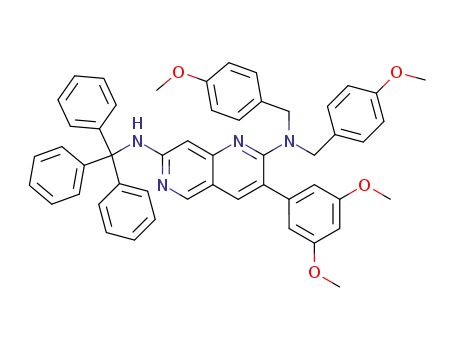 3-(3,5-dimethoxyphenyl)-N<sup>2</sup>,N<sup>2</sup>-bis(4-methoxybenzyl)-N<sup>7</sup>-trityl-1,6-naphthyridine-2,7-diamine