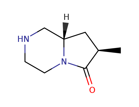 Pyrrolo[1,2-a]pyrazin-6(2H)-one,hexahydro-7-methyl-, (7R,8aR)-rel-
