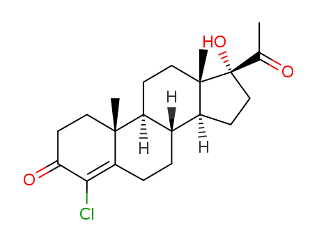 Pregn-4-ene-3,20-dione,4-chloro-17-hydroxy- (7CI,8CI,9CI) cas  13583-20-5