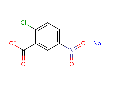 Benzoicacid, 2-chloro-5-nitro-, sodium salt (1:1)