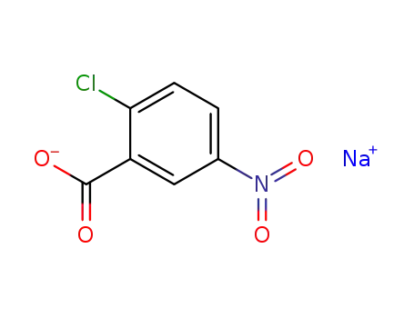 Molecular Structure of 14667-59-5 (2-CHLORO-5-NITROBENZOIC ACID SODIUM SALT)