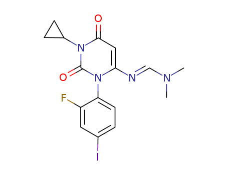 SAGECHEM/MethaniMidaMide, N'-[1-cyclopropyl-3-(2-fluoro-4-iodophenyl)-1,2,3,6-tetrahydro-2,6-dioxo-4-pyriMidinyl]-N,N-diMethyl-