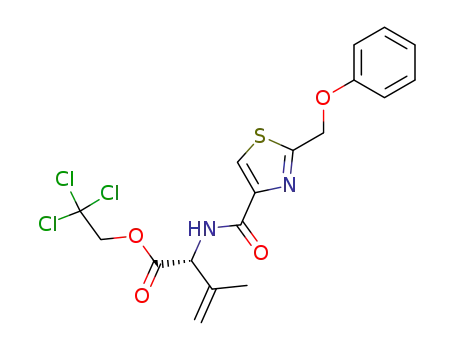 (<i>R</i>)-3-methyl-2-(2-phenoxymethyl-thiazole-4-carbonylamino)-but-3-enoic acid 2,2,2-trichloro-ethyl ester