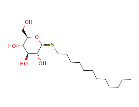 Molecular Structure of 85618-22-0 (n-Dodecyl-β-D-glucopyranosid)