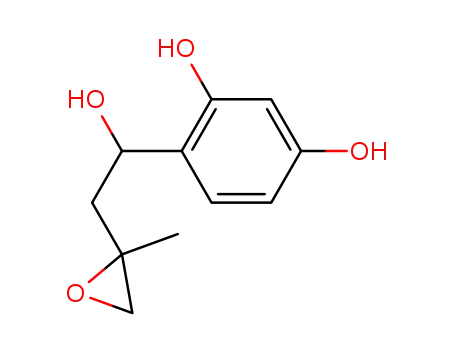 1,3-Benzenediol, 4-[1-hydroxy-2-(2-methyloxiranyl)ethyl]- (9CI)