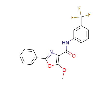5-methoxy-2-phenyl-oxazole-4-carboxylic acid 3-trifluoromethyl-anilide