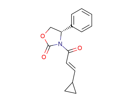 2-Oxazolidinone, 3-[(2E)-3-cyclopropyl-1-oxo-2-propenyl]-4-phenyl-,
(4S)-