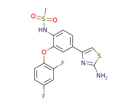 4'-(2-amino-4-thiazolyl)-2'-(2,4-difluorophenoxy)methanesulfonanilide