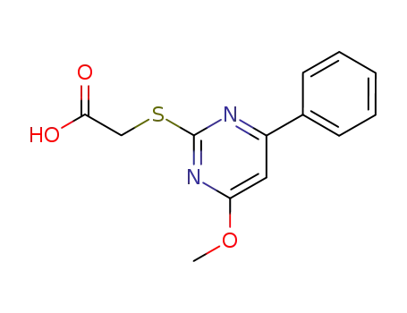 (4-methoxy-6-phenyl-pyrimidin-2-ylsulfanyl)-acetic acid
