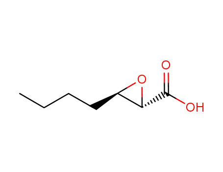 Molecular Structure of 132665-45-3 (Oxiranecarboxylic acid, 3-butyl-, (2S,3R)-)