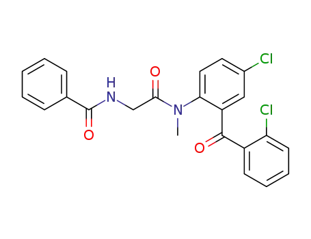 Benzamide, N-(2-(((4-chloro-2-(2-chlorobenzoyl)phenyl)methyl)amino)-2-oxoethyl)-
