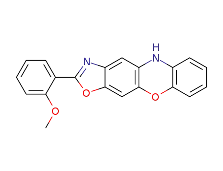 Molecular Structure of 59225-36-4 (5H-Oxazolo[4,5-b]phenoxazine, 2-(2-methoxyphenyl)-)