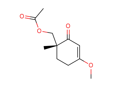 (R)-6-acetoxymethyl-3-methoxy-6-methyl-2-cyclohexenone