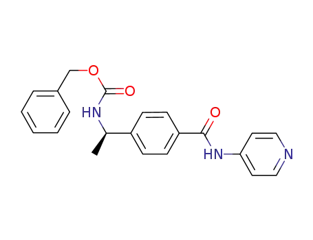 (R)-N-(pyridin-4-yl)-4-(1-benzyloxycarbonylaminoethyl)benzamide
