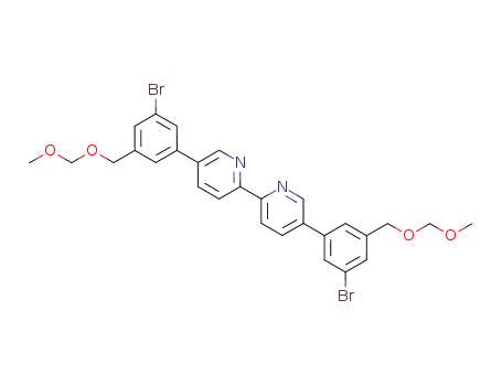 5,5'-Bis-<3-bromo-5-(methoxymethoxymethyl)phenyl>-2,2'-bipyridyl