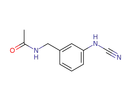 Acetamide,  N-[[3-(cyanoamino)phenyl]methyl]-