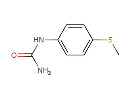 Molecular Structure of 59000-17-8 (1-[4-(methylsulfanyl)phenyl]urea)