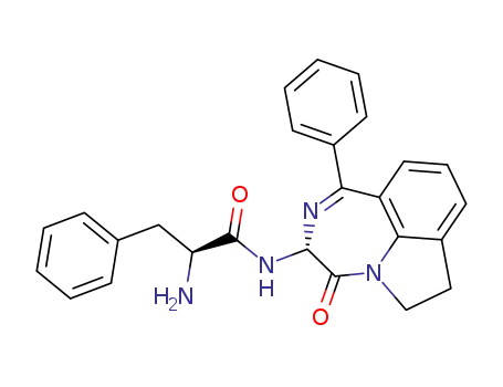 (3R)-1-phenyl-3-<(S)-phenylalanyl>amino-3,4,5,7-tetrahydropyrrolo<3,2,1-jk><1,4>benzodiazepin-4(3H)-one