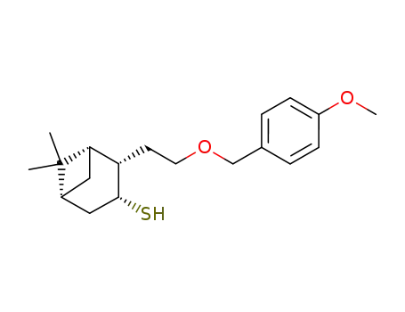 Molecular Structure of 257950-73-5 ((3R)-(4-methoxybenzyl)-nopan-3-thiol)