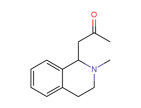 Molecular Structure of 121409-54-9 ((2-methyl-1,2,3,4-tetrahydroisoquinolin-1-yl)acetone)
