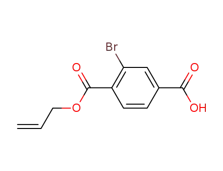 3-bromoterephthalic acid 4-O-allyl ester
