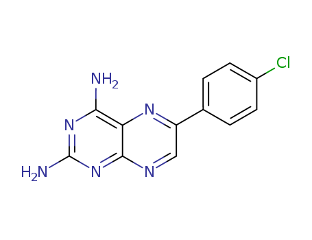 2,4-Pteridinediamine,6-(4-chlorophenyl)-