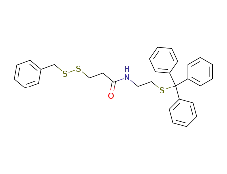 N-(2-Trityl-thioethyl)-6-phenyl-4,5-dithiahexanamid