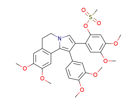 2-(1-(3,4-dimethoxyphenyl)-8,9-dimethoxy-5,6-dihydropyrrolo[2,1-a]isoquinolin-2-yl)-4,5-dimethoxyphenyl methanesulfonate