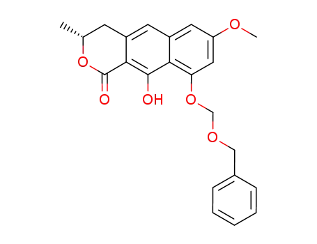 (R)-9-benzyloxymethoxy-3,4-dihydro-10-hydroxy-7-methoxy-3-methyl-1H-naphtho[2,3-c]pyran-1-one