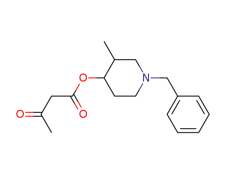 1-Benzyl-3-methylpiperidin-4-yl 3-oxobutanoate