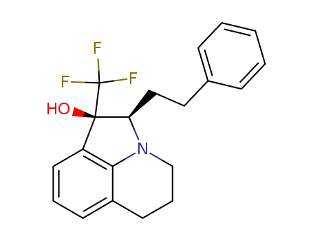 2-PHENETHYL-1-(TRIFLUOROMETHYL)-1,2,5,6-TETRAHYDRO-4H-PYRROLO[3,2,1-IJ]QUINOLIN-1-OL
