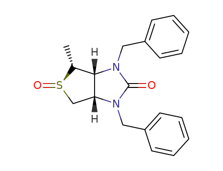 1,3-dibenzyl-4<i>t</i>-methyl-5<i>c</i>-oxo-(3a<i>r</i>,6a<i>c</i>)-hexahydro-5λ<sup>4</sup>-thieno[3,4-<i>d</i>]imidazol-2-one