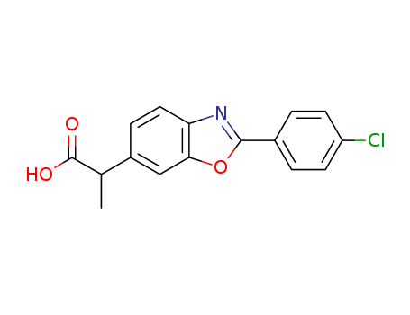 2-(4-Chlorophenyl)-α-methyl-6-benzoxazoleacetic acid