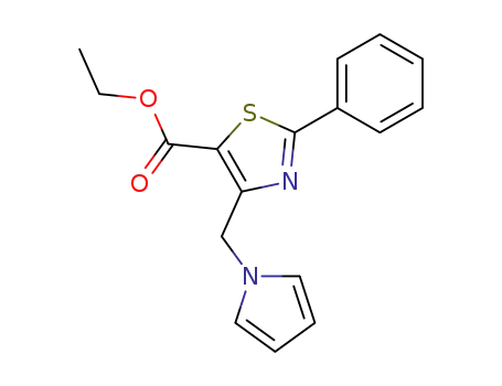 ethyl 2-phenyl-4-(1-pyrrolylmethyl)thiazole-5-carboxylate
