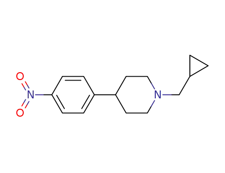 Piperidine, 1-(cyclopropylmethyl)-4-(4-nitrophenyl)-