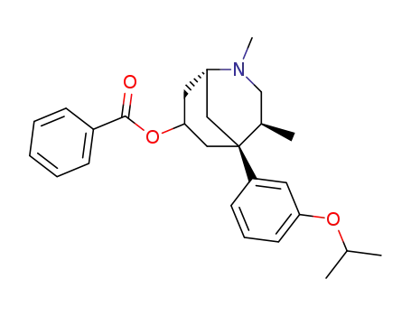Benzoic acid (1R,4S,5R)-5-(3-isopropoxy-phenyl)-2,4-dimethyl-2-aza-bicyclo[3.3.1]non-7-yl ester