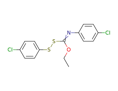 N-<4-Chlor-phenyl>-1-<4-chlor-phenyldithio>-formimid-saeure-aethylester