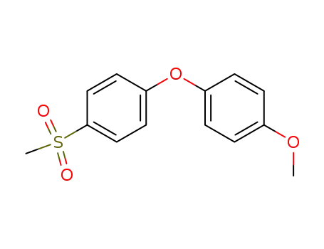 Molecular Structure of 83642-37-9 (1-methoxy-4-[4-(methylsulfonyl)phenoxy]benzene)