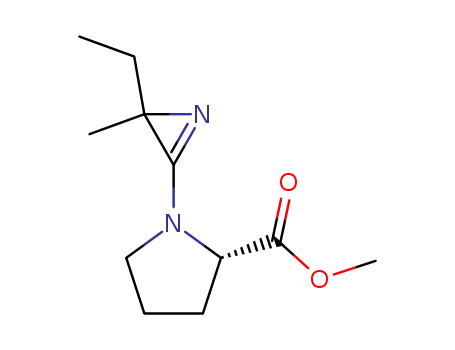 L-프롤린, 1-(2-에틸-2-메틸-2H-아지린-3-일)-, 메틸 에스테르(9CI)
