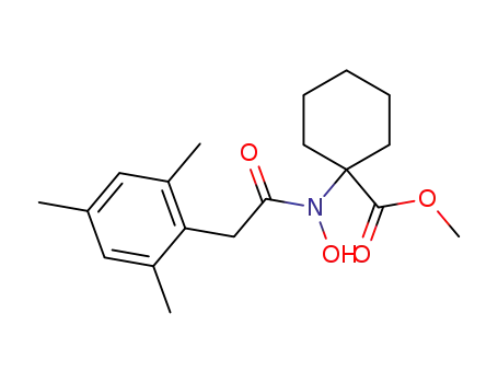 Cyclohexanecarboxylic acid,
1-[hydroxy[(2,4,6-trimethylphenyl)acetyl]amino]-, methyl ester