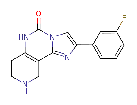 2-(3-Fluorophenyl)-7,8,9,10-tetrahydro-imidazo[1,2-c]pyrido[3,4-e] pyrimidin-5(6H)-one