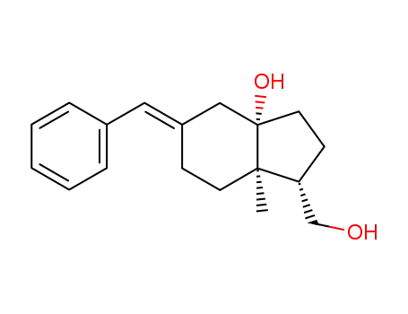 (1S,3aS,7aR)-1-hydroxymethyl-5-[(E)-benzyliden]-7a-methylperhydroinden-3a-ol