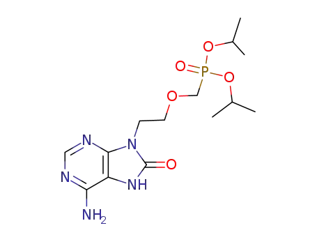 Phosphonic acid,
[[2-(6-amino-7,8-dihydro-8-oxo-9H-purin-9-yl)ethoxy]methyl]-,
bis(1-methylethyl) ester