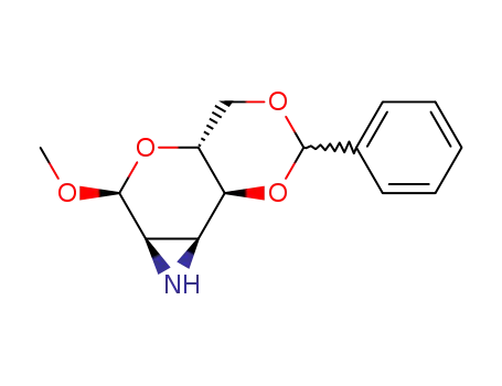 methyl 2,3-azanediyl-<i>O</i><sup>4</sup>,<i>O</i><sup>6</sup>-(<i>R</i>)-benzylidene-α-<i>D</i>-2,3-dideoxy-allopyranoside