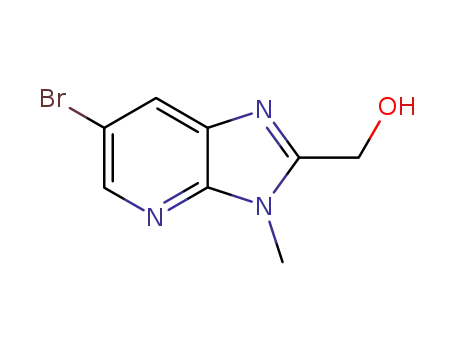 6-Bromo-2-hydroxymethyl-3-methylimidazo[5,4-b]pyridine